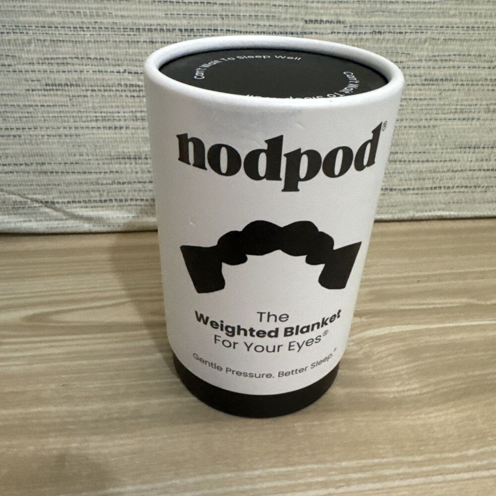 Nodpod The Weighted Sleep Mask - Blanket For Your Eyes Sleep Mask Black